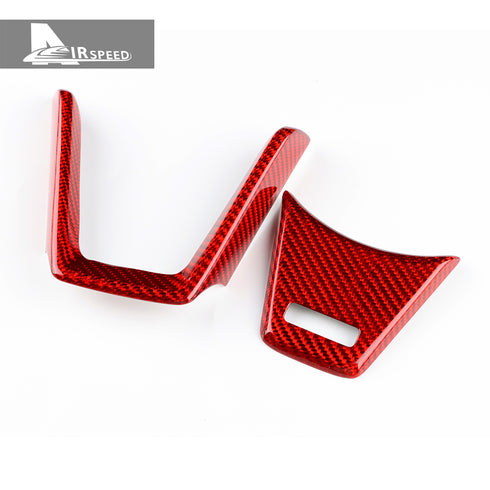 Carbon Fiber Steering Wheel Trim For Subaru WRX (2022-2023)