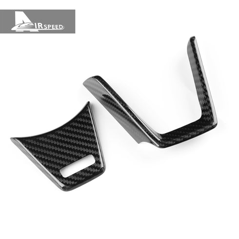 Carbon Fiber Steering Wheel Trim For Subaru WRX (2022-2023)