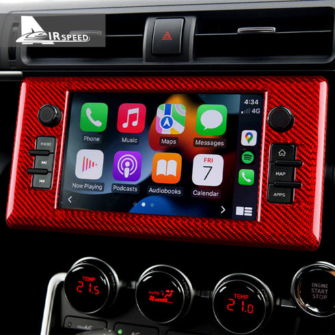 Carbon Fiber Center Console Trim For Subaru BRZ/Toyota GR 86(2021-2023)