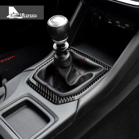 Carbon Fiber Shift Console Trim For Subaru WRX (2022-2023)