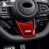 Carbon Fiber Steering Wheel Trim For Subaru WRX (2022-2023)