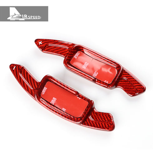 Carbon Fiber Steering Wheel Paddle Trim For BENZ