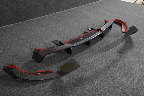 Carbon Fiber Rear Lip For Corvette Z06 2022-2024
