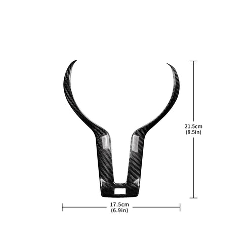 Carbon Fiber Steering Wheel Trim for BMW M Series