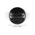 Dry Carbon Fiber Fuel Tank Switch Cover Trim For BMW