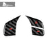 3PCS Carbon Fiber Steering Wheel Voice Button Trim For Corvette C8 2020-2022