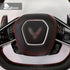3PCS Carbon Fiber Steering Wheel Voice Button Trim For Corvette C8 2020-2022