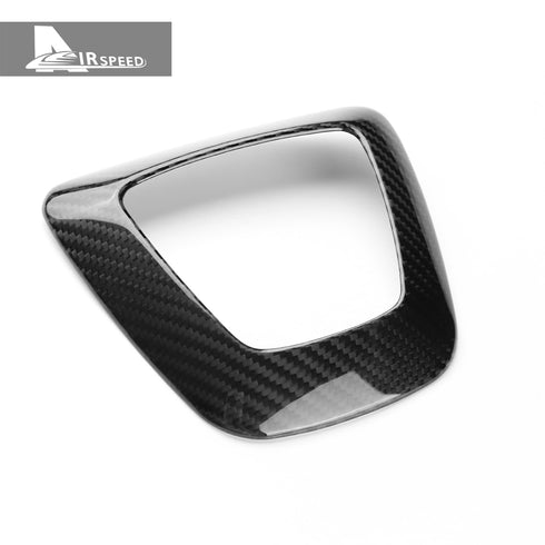 Carbon Fiber Steering Wheel Trim For Model3 2024