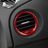 Carbon Fiber Air Conditioning Vent Trims For Fiat 500 /Abarth 595/595C/Abarth 695
