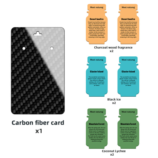 Carbon Fiber Scented Card