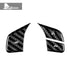 3PCS Carbon Fiber Steering Wheel Voice Button Trim For Corvette C8 2020-2022
