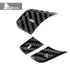 3PCS Carbon Fiber Steering Wheel Voice Button Trim For Corvette C8 2020-2022