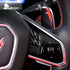 3PCS Carbon Fiber Steering Wheel Voice Button Trim For Corvette C8 2020-2022