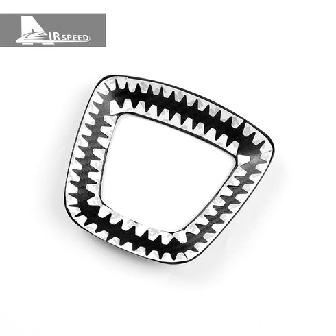 Carbon Fiber Steering Wheel Trim For Model3 2024