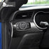 Carbon Fiber Headlight Switch Frame Cover Trim For Ford Mustang (2015-2023)