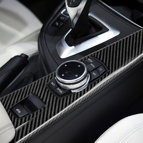 Carbon Fiber Multimedia Panel Trim For BMW