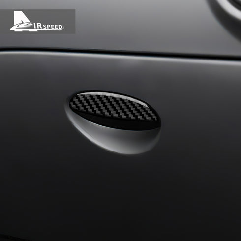 Carbon Fiber Passenger Storage Box Switch Trim For Leon(2005-2012)