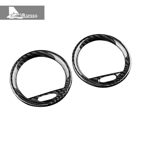 Carbon Fiber Air Conditioning Vent Trims For Fiat 500 /Abarth 595/595C/Abarth 695