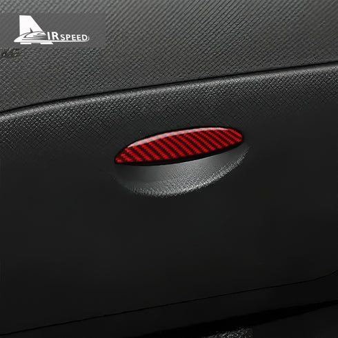 Carbon Fiber Passenger Storage Box Switch Trim For Leon(2005-2012)