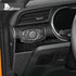 Carbon Fiber Headlight Switch Frame Cover Trim For Ford Mustang (2015-2023)