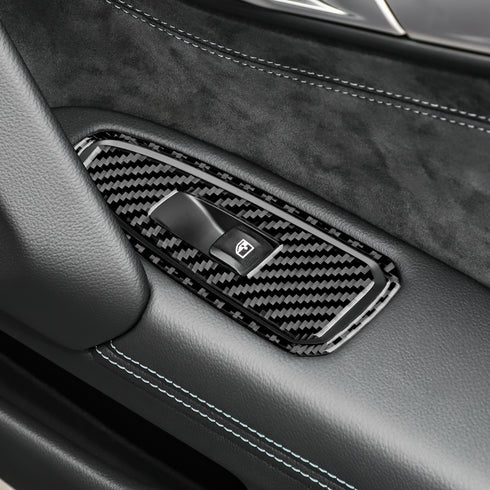 Carbon Fiber Window Lift Frame Trim For BMW Z4 G29 2019-2023