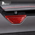 Carbon Fiber Armrest Box Switch Trim For Corvette C8 2020-2024