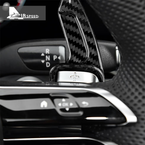 Carbon Fiber Steering Wheel Paddle Trim For MERCEDES BENZ