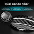 Dry Carbon Fiber Fuel Tank Switch Cover Trim For BMW