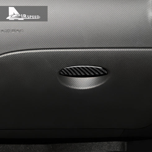 Carbon Fiber Passenger Storage Box Switch Trim For Leon(2005-2012)