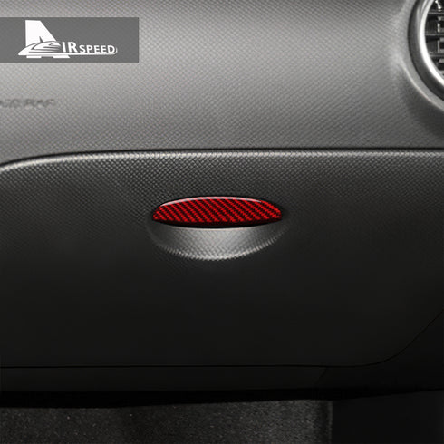 Carbon Fiber Passenger Storage Box Switch Trim For Leon(2005-2012)