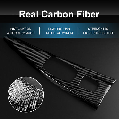Carbon Fiber Multimedia Panel Trim For BMW