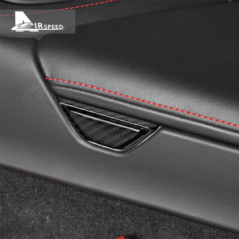 Carbon Fiber Armrest Box Switch Trim For Corvette C8 2020-2024