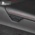 Carbon Fiber Armrest Box Switch Trim For Corvette C8 2020-2024