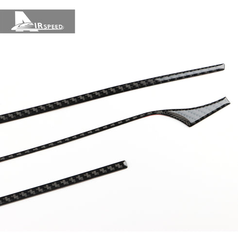 Carbon Fiber Center Trim Strip For Kia Stinger 2019-2023