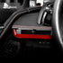 Carbon Fiber Dashboard Passenger Red Trim Strip For Corvette C8 2020-2021