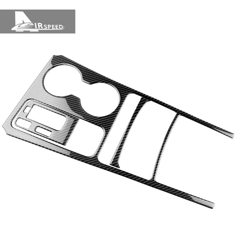 Carbon Fiber Gear Shifter Panel Bezel Trim For Kia Stinger 2019-2023