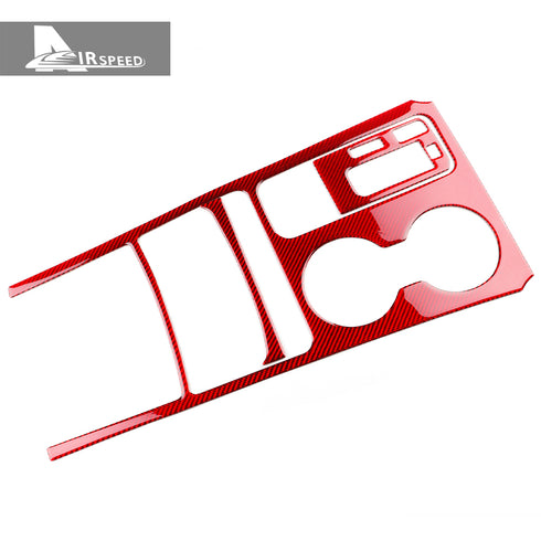 Carbon Fiber Gear Shifter Panel Bezel Trim For Kia Stinger 2019-2023