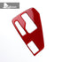 Carbon Fiber Shift Gear Panel Red Trim For Subaru Crosstrek Impreza 2024-2025