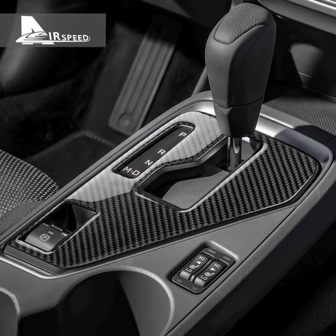 Carbon Fiber Shift Gear Panel Trim For Subaru Crosstrek Impreza 2024-2025