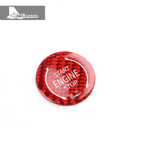 Carbon Fiber Starter Button Red Trim For Corvette C8 2020-2021