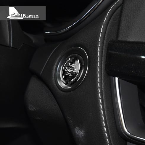 Carbon Fiber Starter Button Trim For Corvette C8 2020-2021