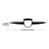 Carbon Fiber Front Logo Frame Trim Strip-2