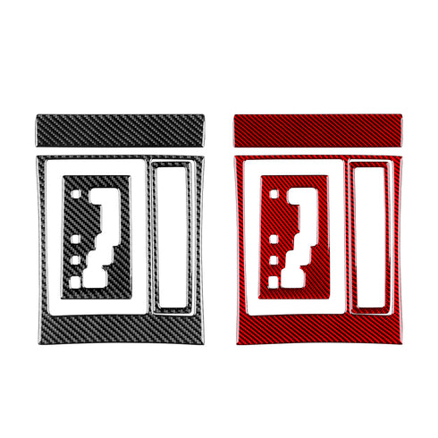 Carbon Fiber Shifter Panel Sticker-2