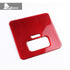 Driver's Seat Storage Box Sticker (Left Hand Drive) - Red Carbon Fiber