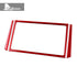 Central control screen frame-red carbon fiber