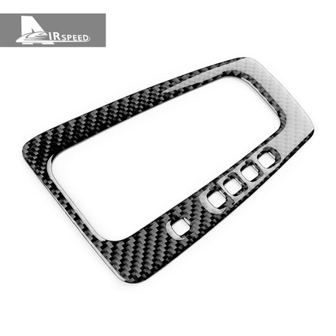 Carbon fiber gear shift panel decoration