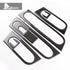 Carbon Fiber Window Lift Frame Trim For Mini U25 Black 2