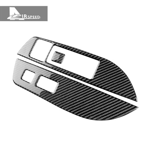 Carbon Fiber Window Lift Frame Trim For Toyota Corolla