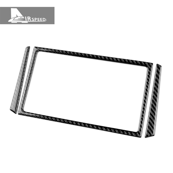 Central control screen frame-black carbon fiber 2