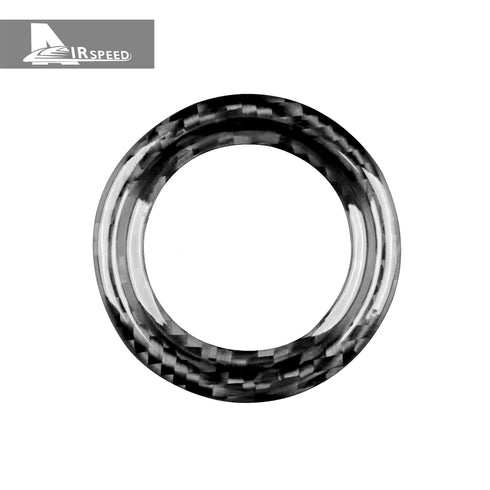 Carbon Fiber Start Button Frame Trim